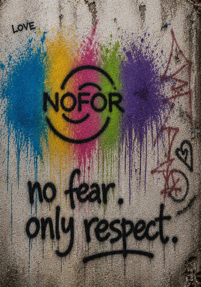 no fear. only respect.